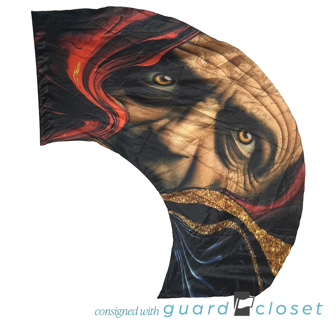 14 Red Multi Color Evil Eyes Swing Flags by Synced Up Designs