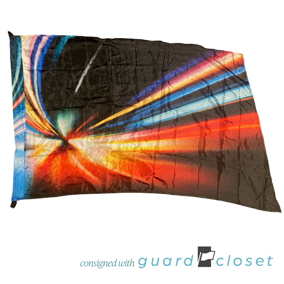 10 Multi Color Rainbow Light Spectrum Flags
