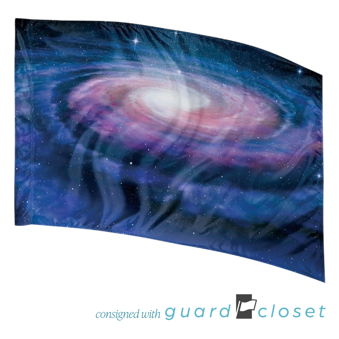 9 Blue Purple Galaxy Flags 561540 by Band Shoppe