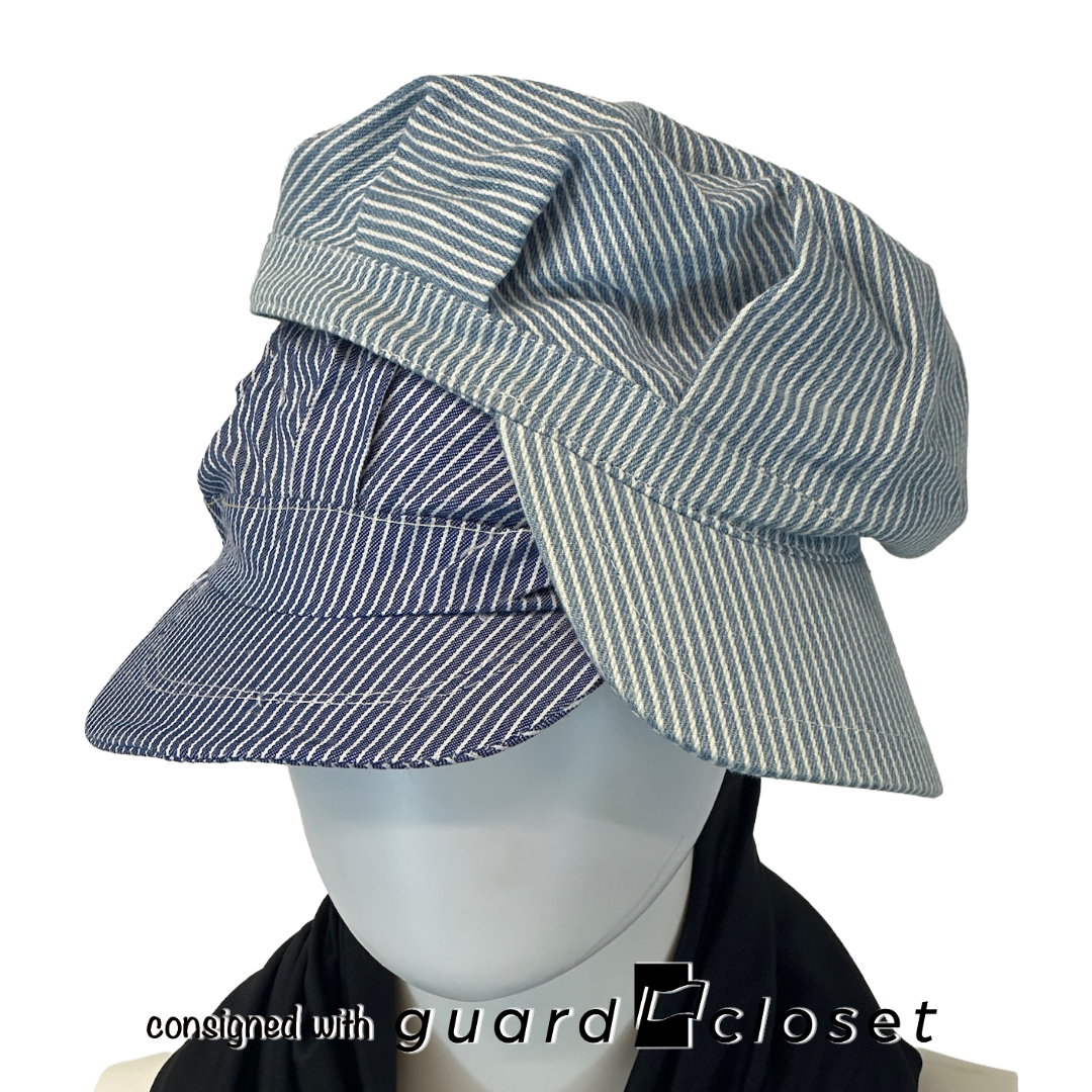 Blue striped engineer caps | guardcloset | Set of 11