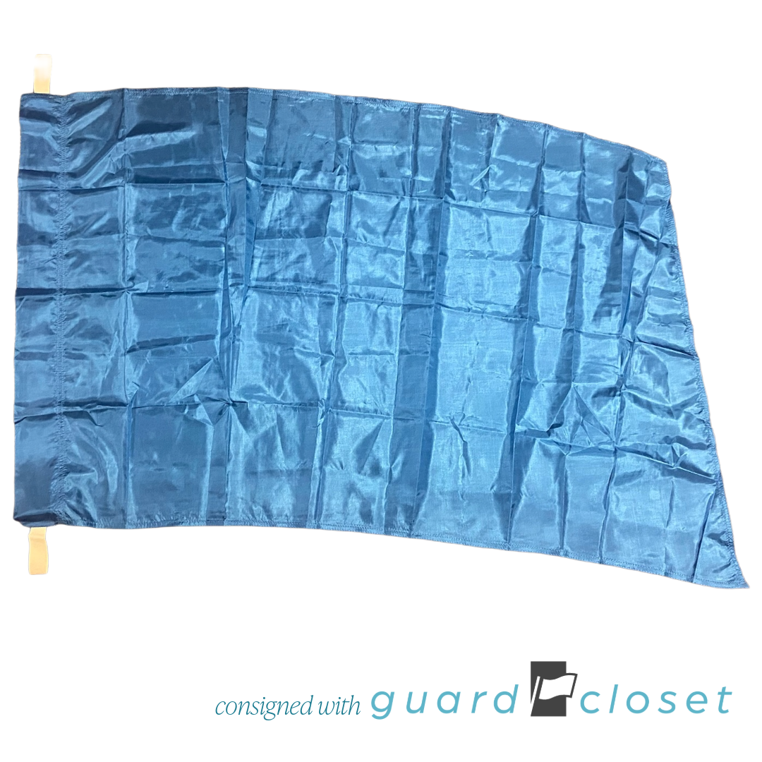 11 Solid Blue Sapphire Flags by Band Shoppe