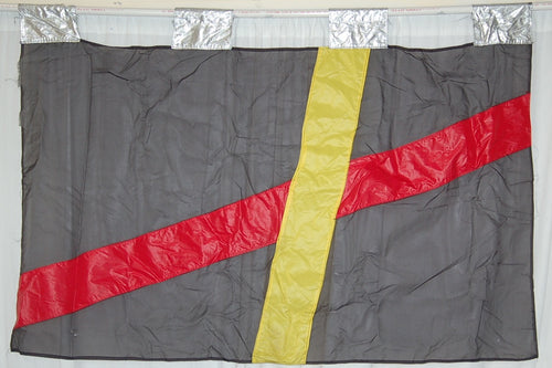 13 gray/yellow/red banners guardcloset