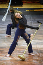 Load image into Gallery viewer, 9 Blue/gold Uniforms- Jacket &amp; Unitard Creative Costuming &amp; Designs
