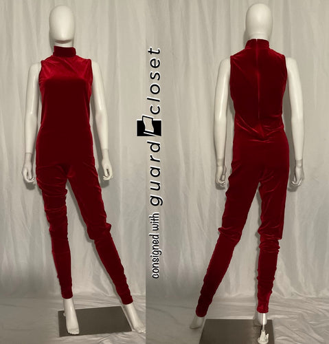 8 solid red sleeveless unitards Dance Sophisticates