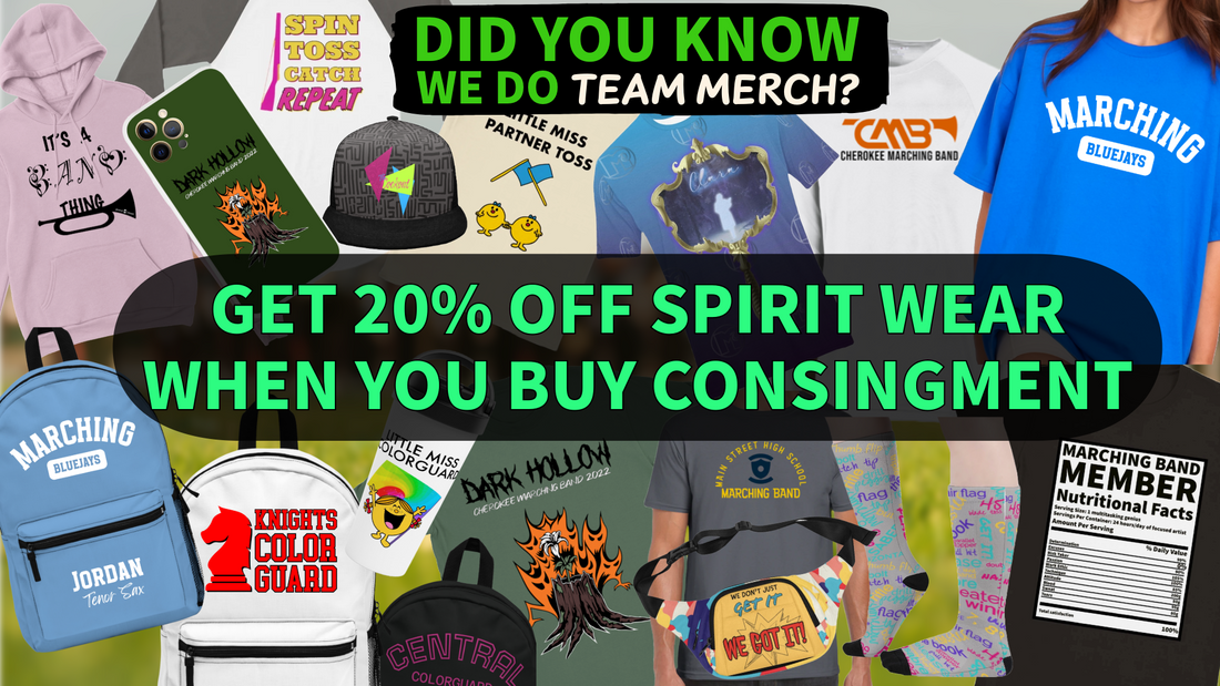 Get 20% Off Spiritwear When You Buy Consignment Gear