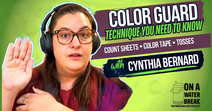 Color Guard Tech That Works: Count Sheets, Color Tape & Toss Technique