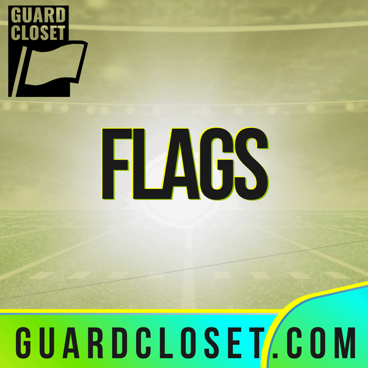 Guard Closet Flags marching arts