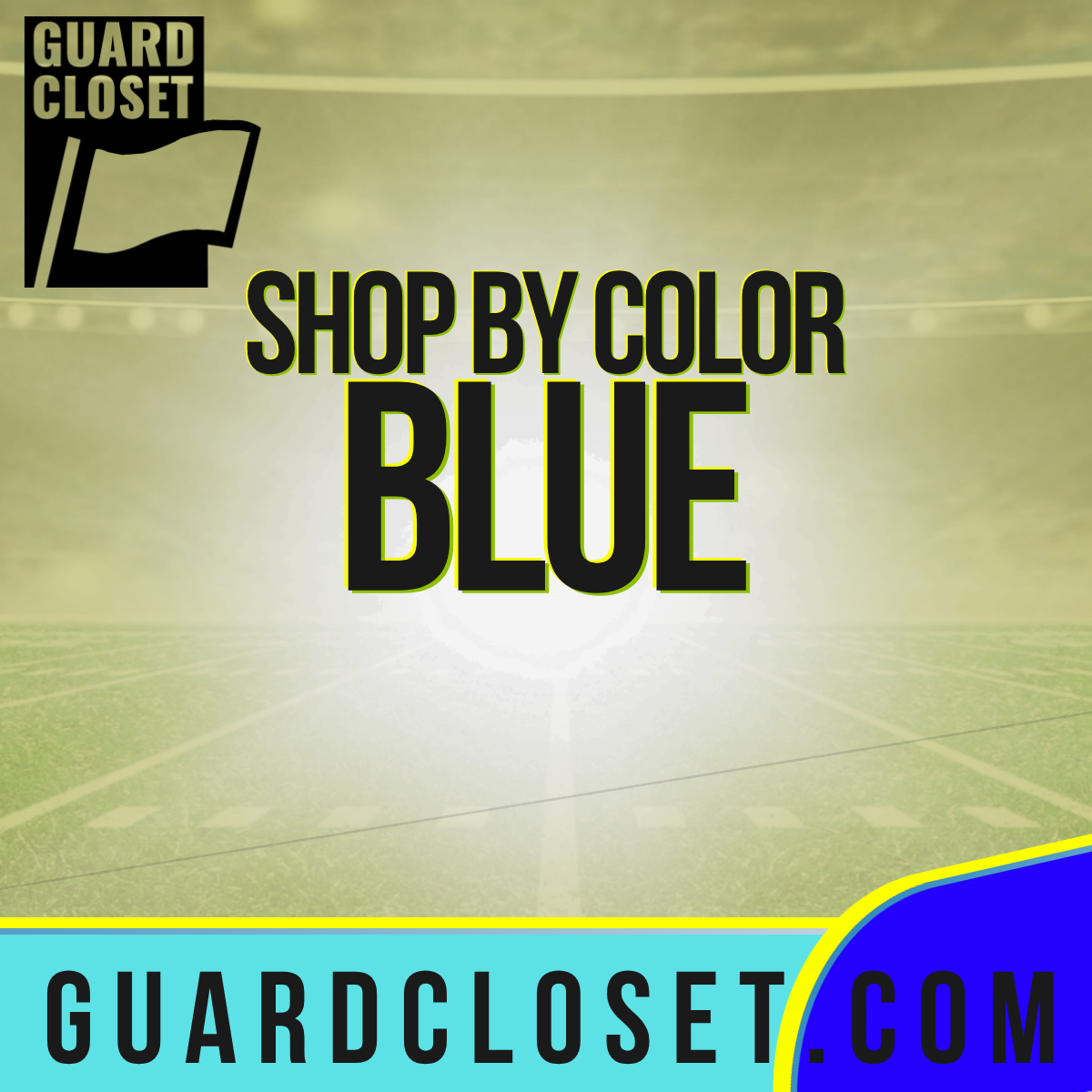 Guard Closet Blue marching arts collection