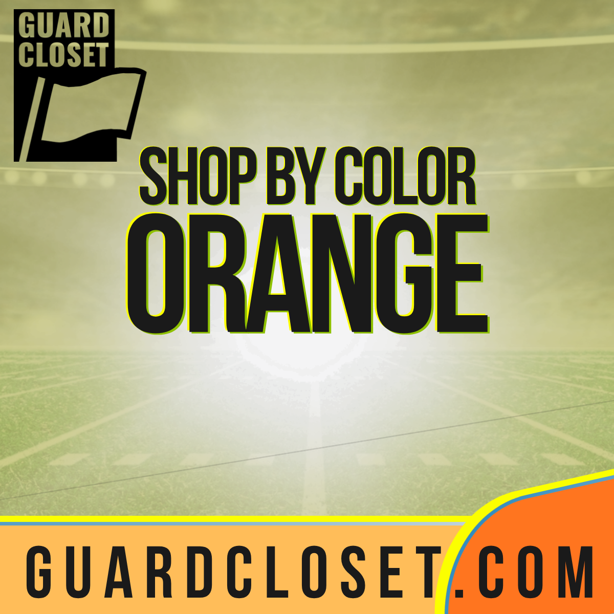 Guard Closet Orange marching arts collection