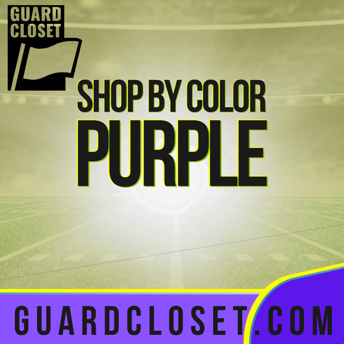 Guard Closet Purple marching arts collection