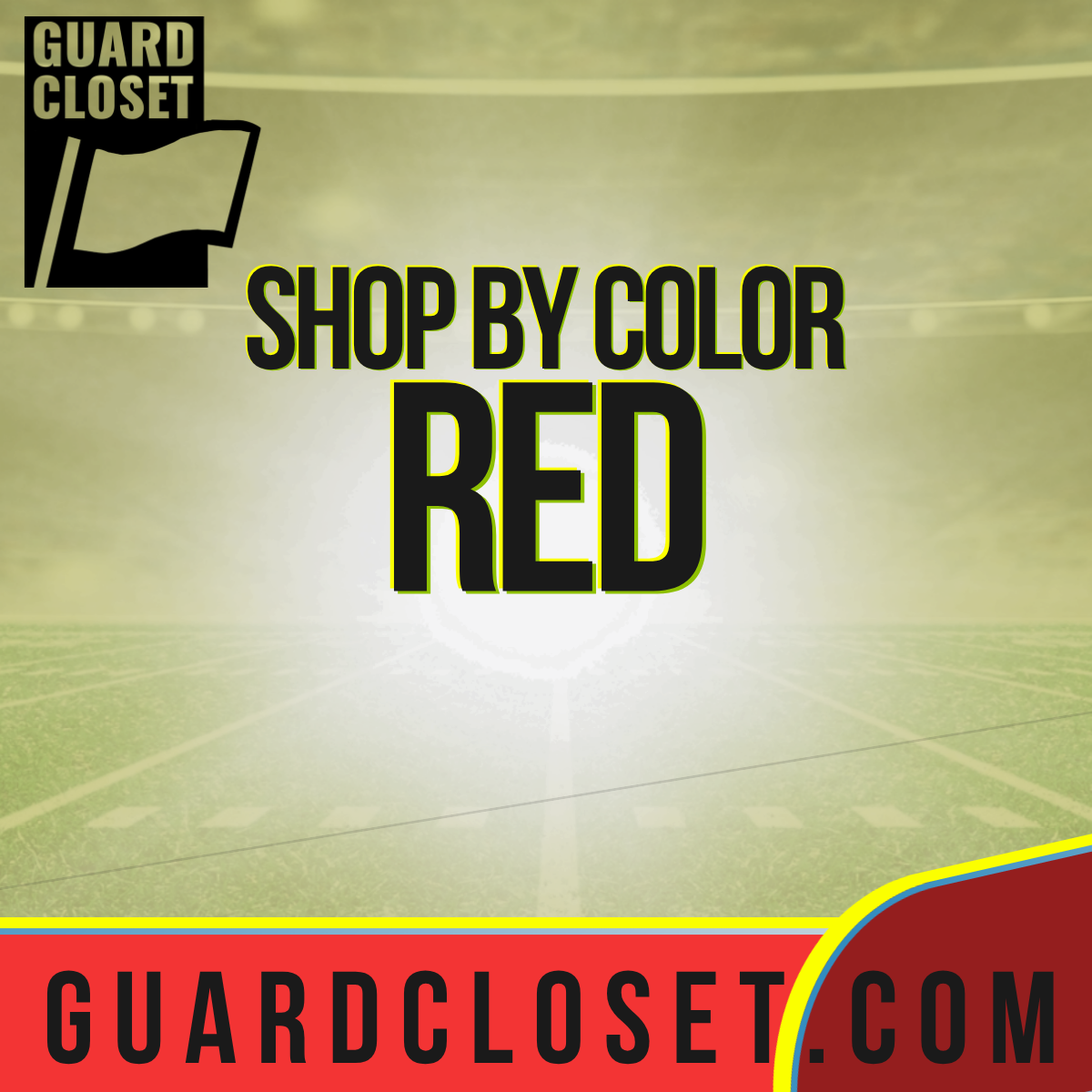 Guard Closet Red marching arts collection