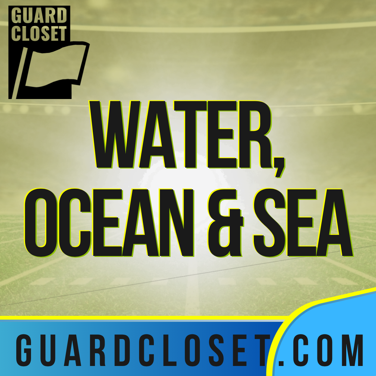 Guard Closet Water Ocean and Sea marching arts collection