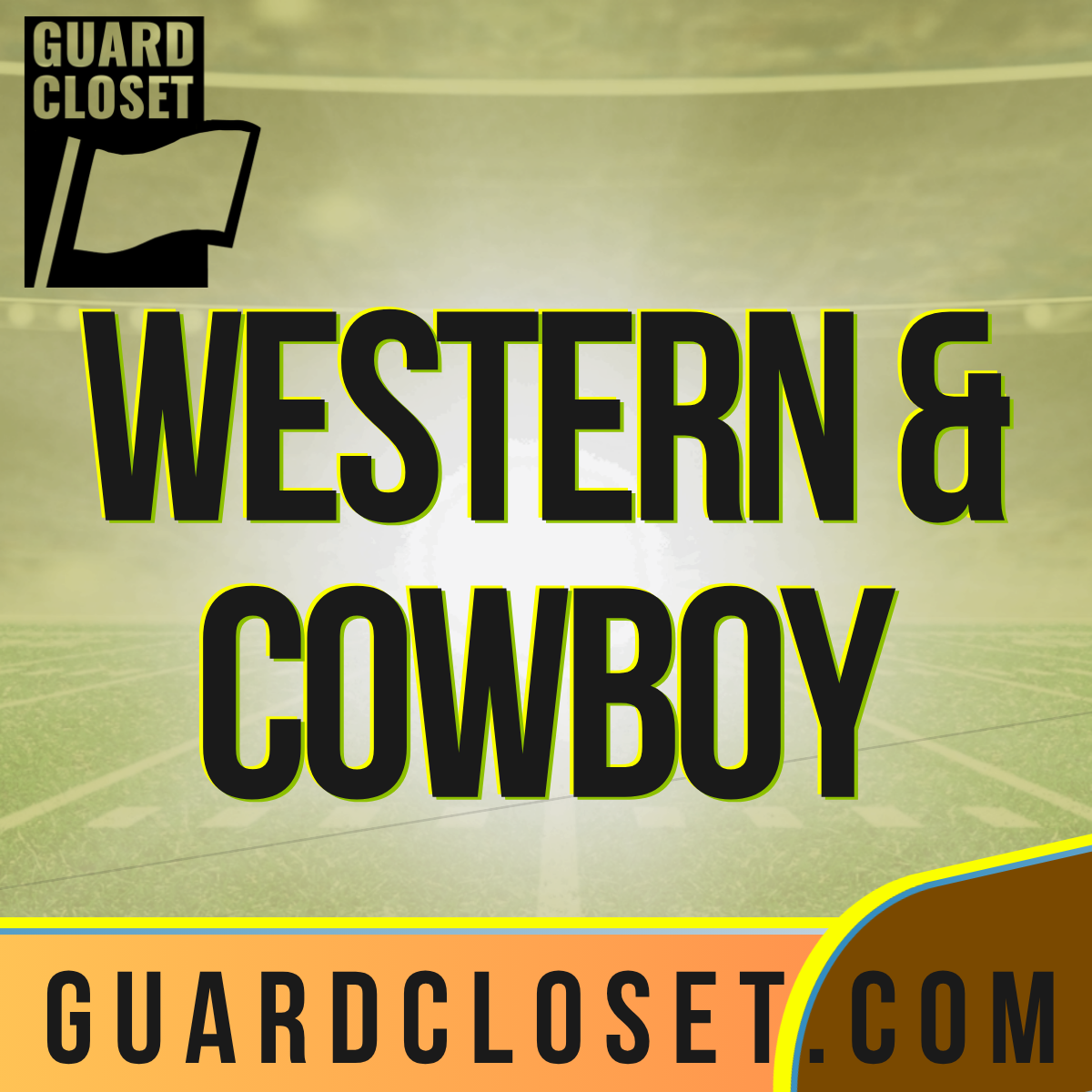 Guard Closet Western and Cowboy marching arts collection