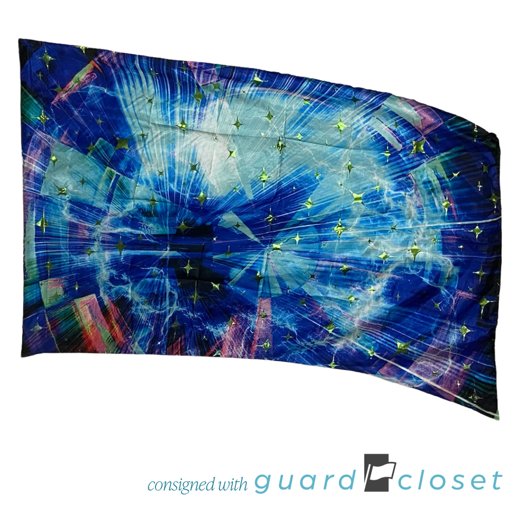 19 Blue Aqua Galaxy Genesis 7005 Flags by StylePlus