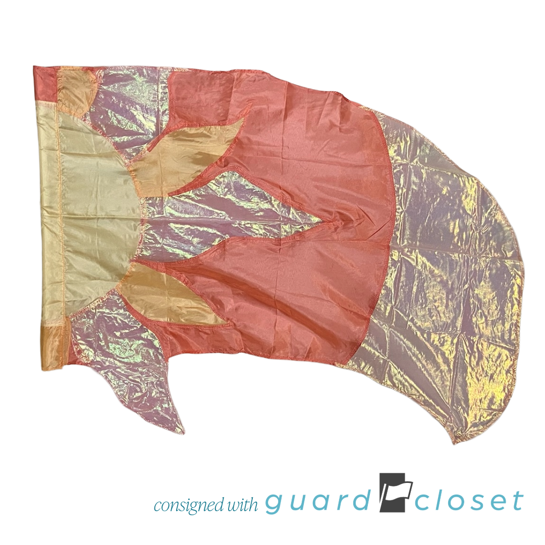 22 Pink Orange Yellow Sun Flags