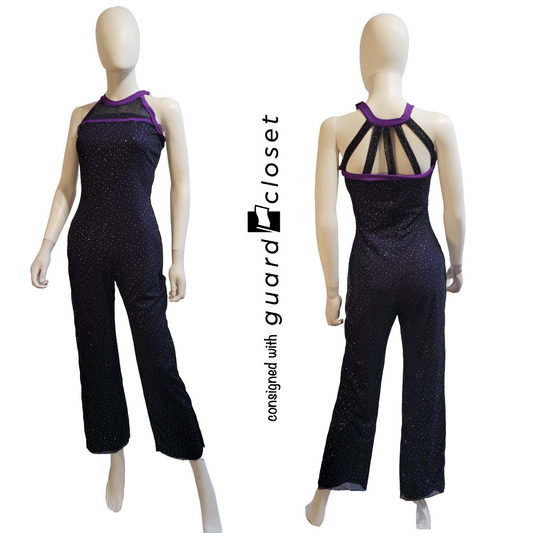 11 Purple Navy Blue Sparkle Unitards