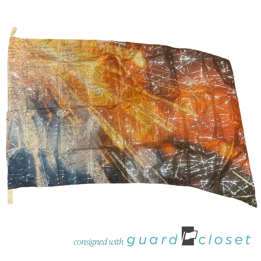 14 Brown Orange Blue Abstract Genesis 9002 Flags by StylePlus