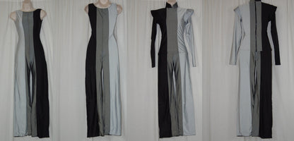 10 black gray long sleeve uniforms - guardcloset