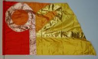 28 gold orange number 92 flags