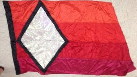 35 Red Diamond Flags