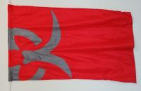 38 Red Steel Flags
