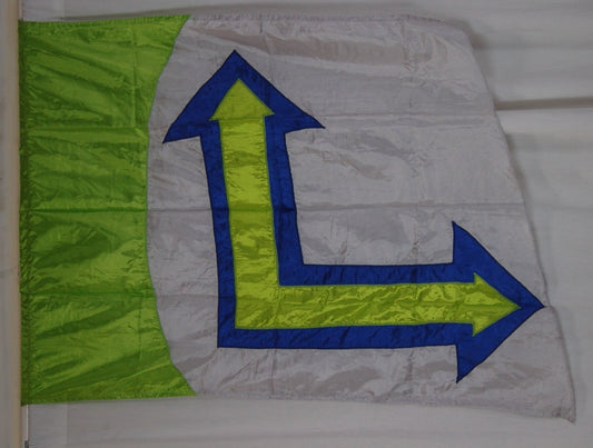 14 Green Arrow Flags