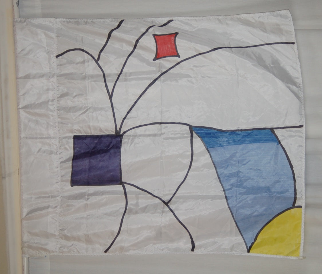 17 Abstract Painted Flags