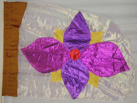 11 red purple Flower Emblem Flags