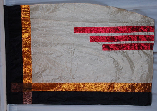 21 Red Black Gold Flags