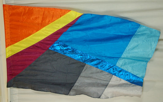 30 Multi Color Geometric Flags