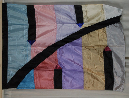 34 pastel black flags