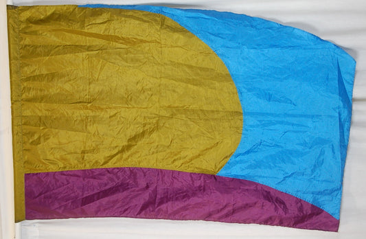 20 Purple/blue/yellow Flags