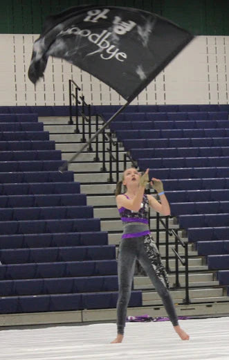 17 Black Goodbye Flags by McCormick's