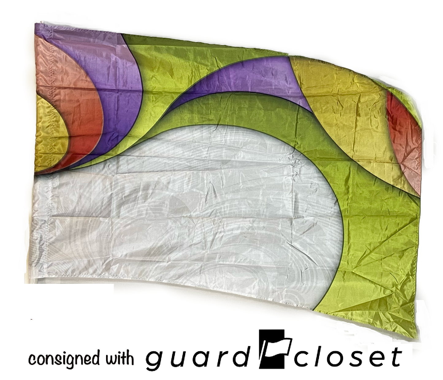 15 Multi Color Swirl Flags