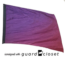 Load image into Gallery viewer, 13 progressively shaded warm color flags  purple - orange
