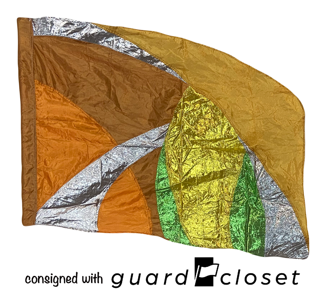 13 orange/green/silver flags guardcloset