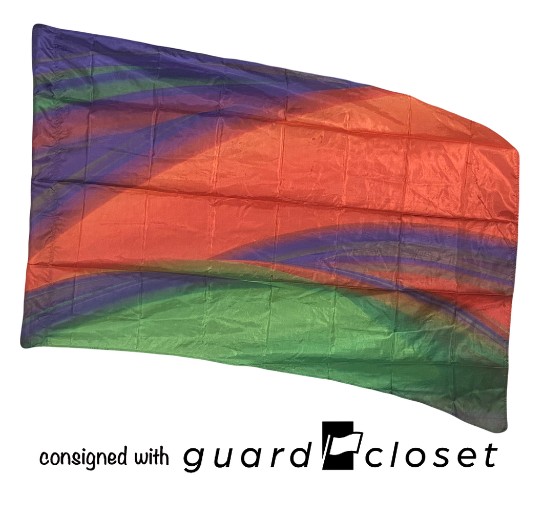 16 green red blue flags Band Shoppe