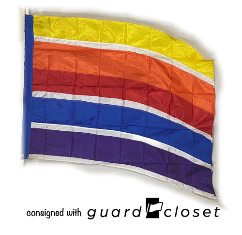 13 multi color stripe flags guardcloset