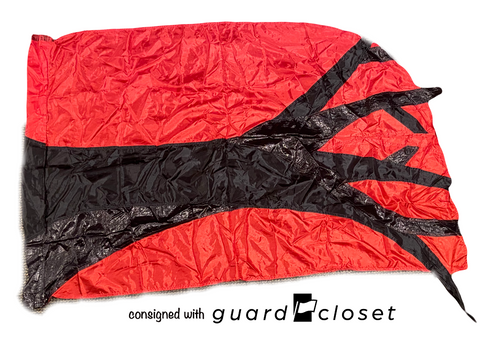 11 red black spooky tree Red Riding Hood flags Band Shoppe