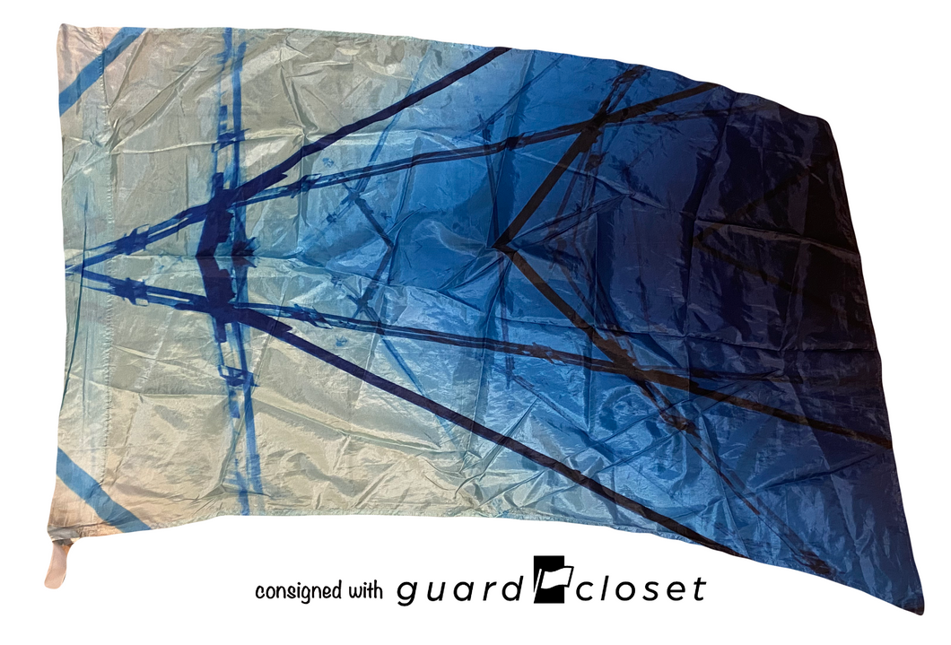 10 blue aqua abstract Style Plus flags