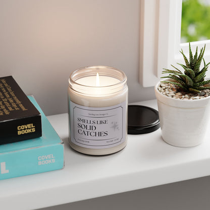 Starting Line Design Co - 'Smells Like Solid Catches' - Funny Colorguard Winterguard Candle