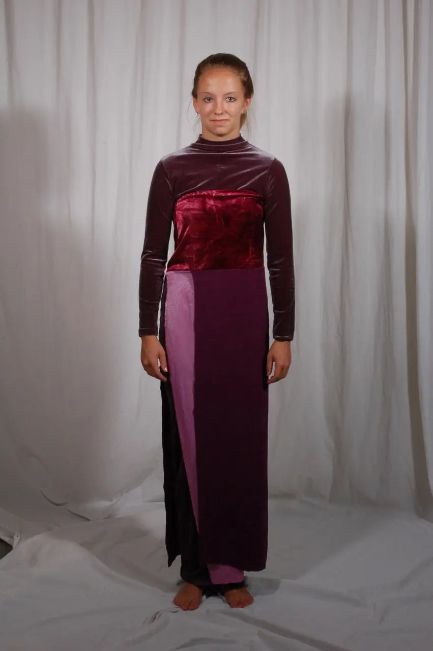 11 purple long sleeve uniforms