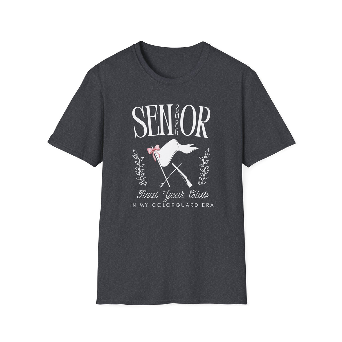 Starting Line Design Co - Custom Graduation Year Colorguard Senior Social Club Tee
