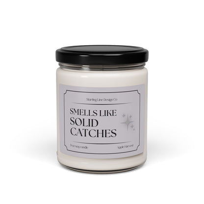 Starting Line Design Co - 'Smells Like Solid Catches' - Funny Colorguard Winterguard Candle