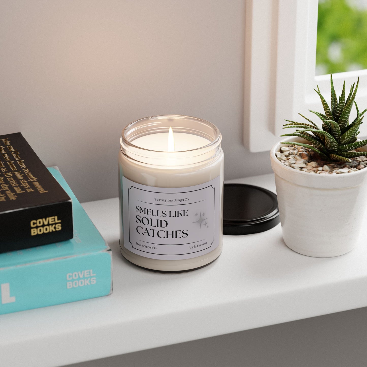 Starting Line Design Co - 'Smells Like Solid Catches' - Funny Colorguard Winterguard Candle