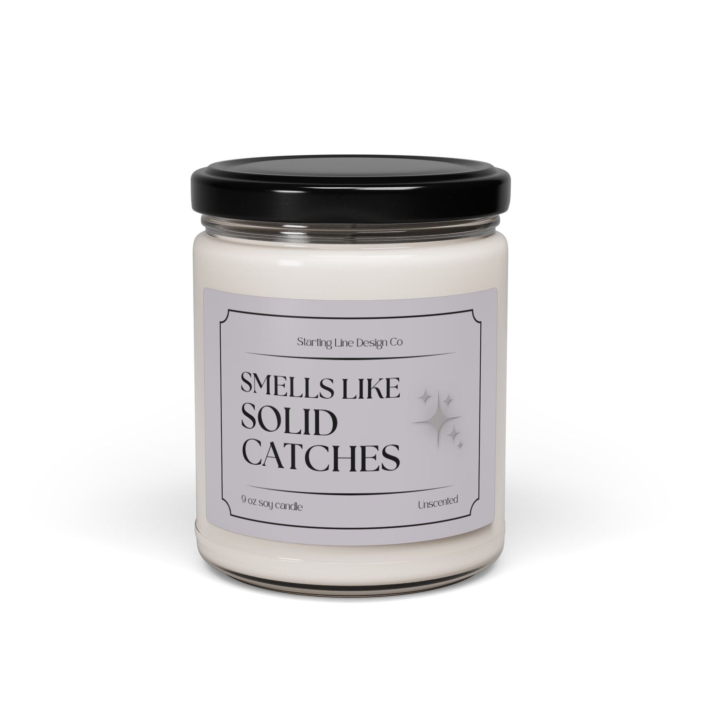 Starting Line Design Co - 'Smells Like Solid Catches' - Funny Colorguard Winterguard Candle