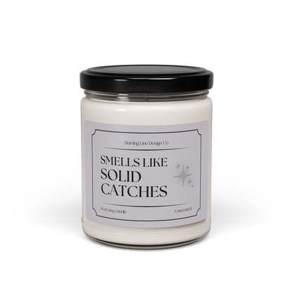 Starting Line Design Co - 'Smells Like Solid Catches' - Funny Colorguard Winterguard Candle