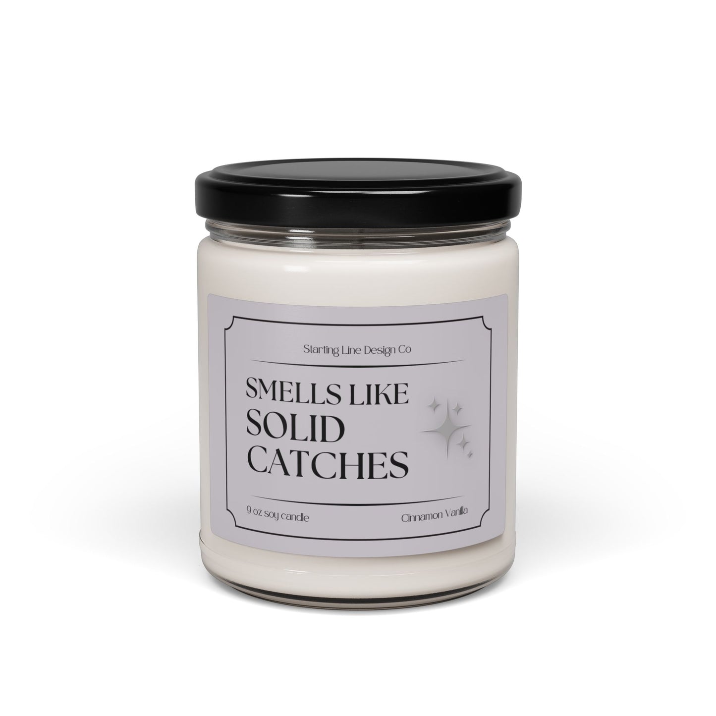 Starting Line Design Co - 'Smells Like Solid Catches' - Funny Colorguard Winterguard Candle