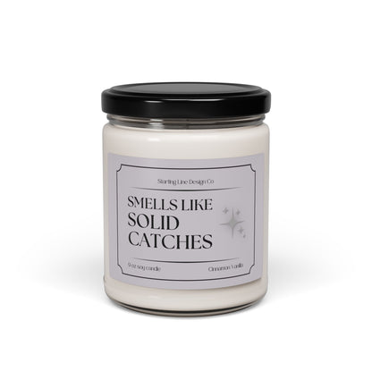 Starting Line Design Co - 'Smells Like Solid Catches' - Funny Colorguard Winterguard Candle