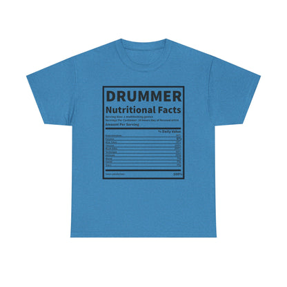 Drummer Nutritional Facts T‑Shirt